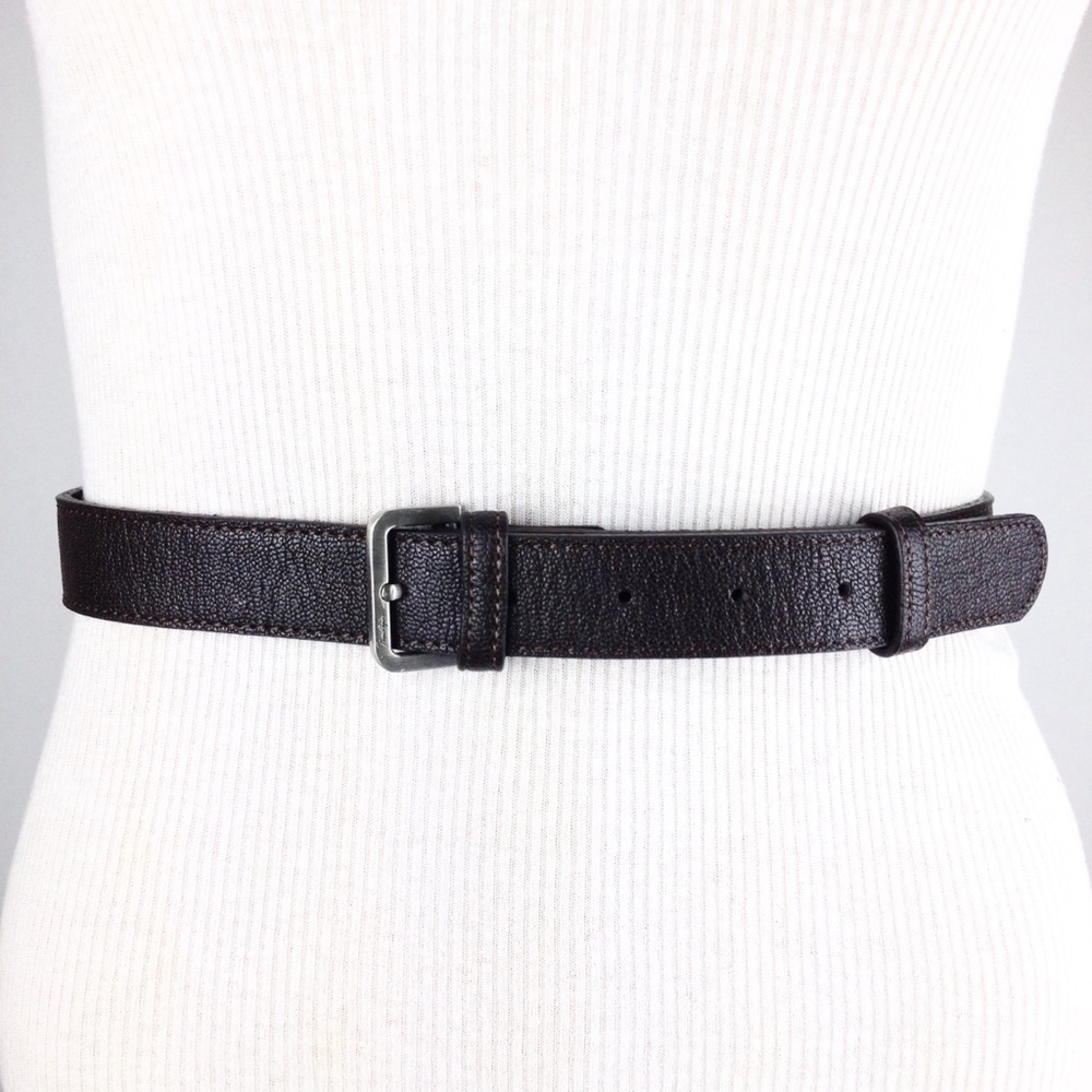 MAX AZRIA by BCBG BLACK BELT 100% LEATHER ONE SIZE